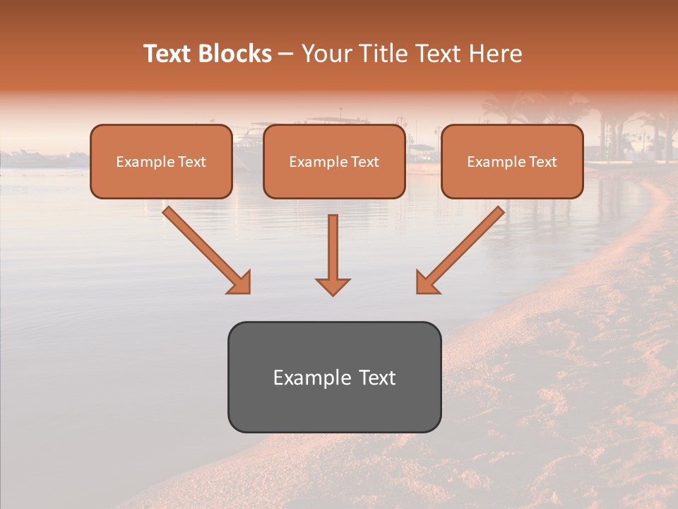 Tranquil Pier Seascape PowerPoint Template