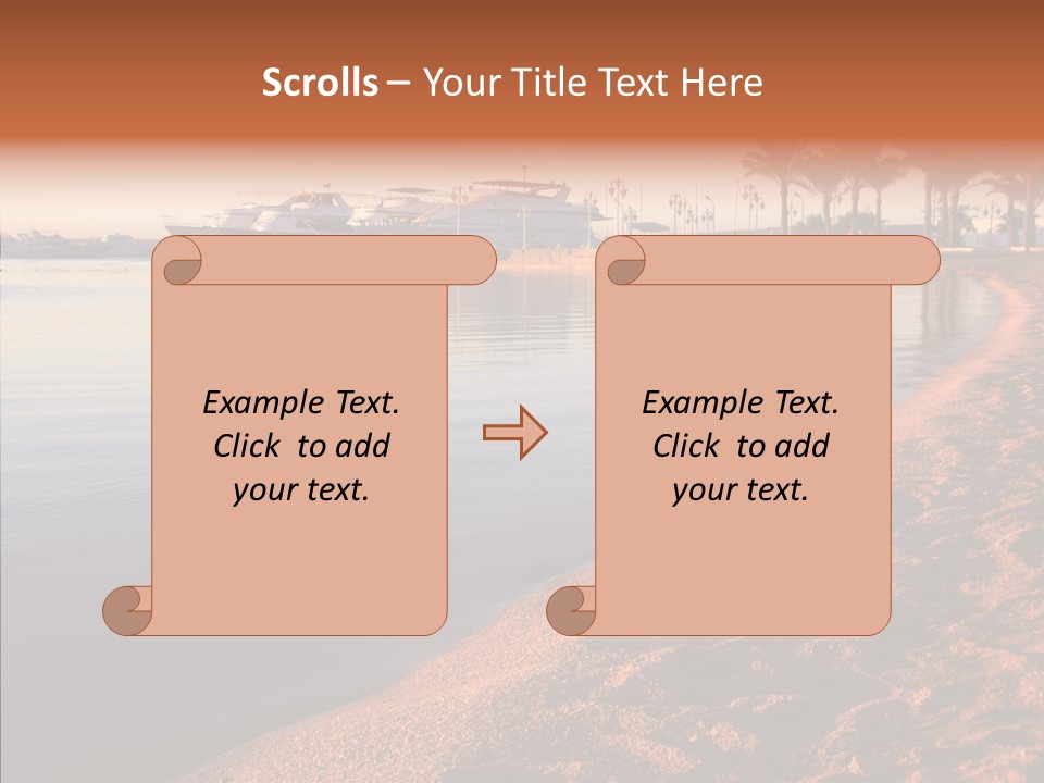 Tranquil Pier Seascape PowerPoint Template
