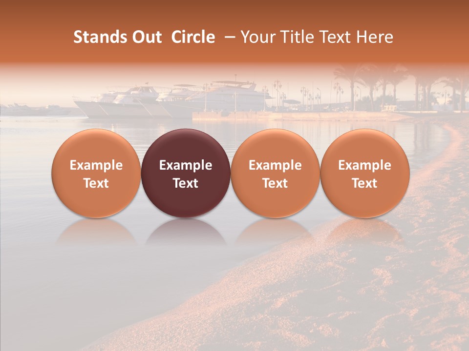 Tranquil Pier Seascape PowerPoint Template