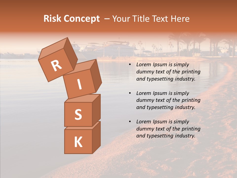 Tranquil Pier Seascape PowerPoint Template