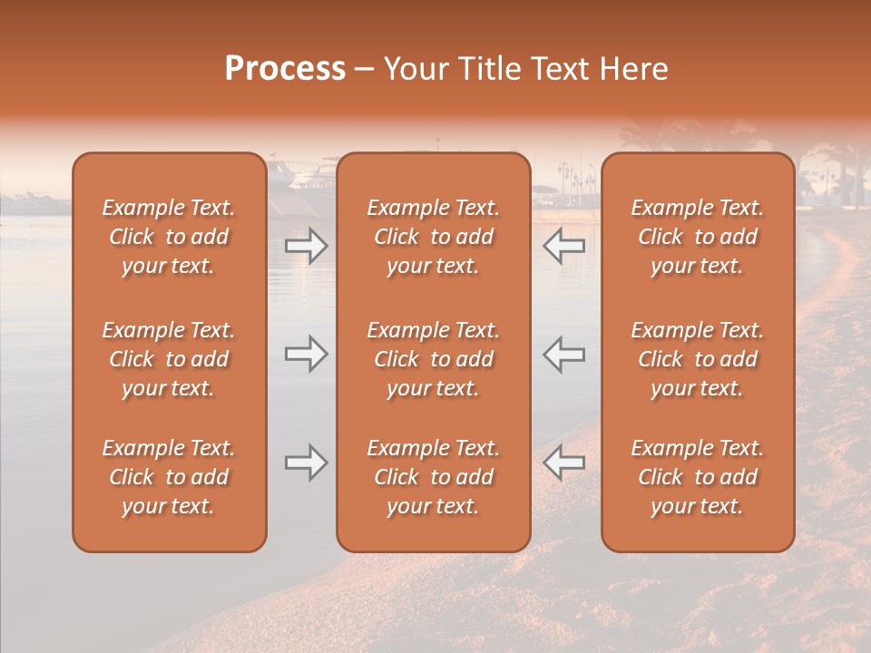 Tranquil Pier Seascape PowerPoint Template