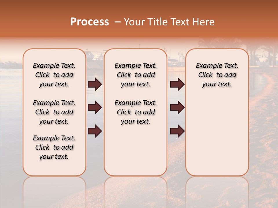 Tranquil Pier Seascape PowerPoint Template