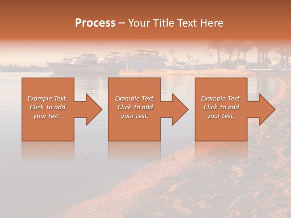 Tranquil Pier Seascape PowerPoint Template