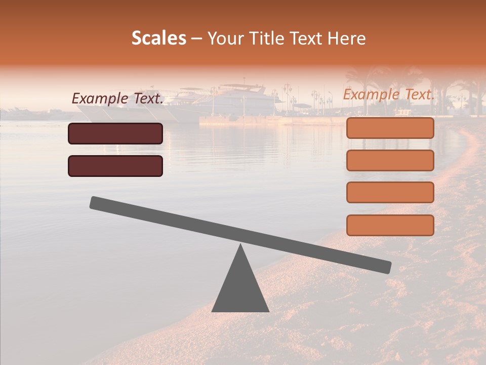 Tranquil Pier Seascape PowerPoint Template