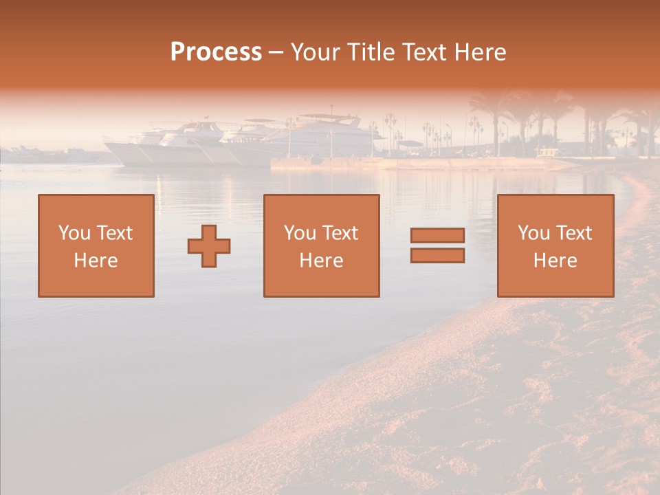 Tranquil Pier Seascape PowerPoint Template