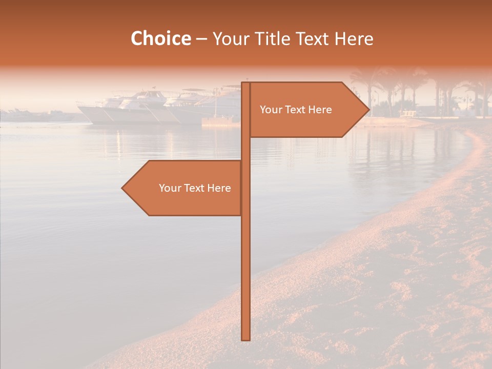 Tranquil Pier Seascape PowerPoint Template