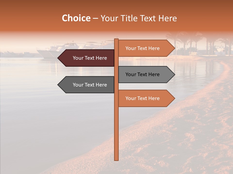 Tranquil Pier Seascape PowerPoint Template