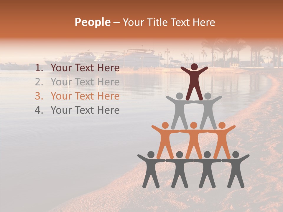 Tranquil Pier Seascape PowerPoint Template