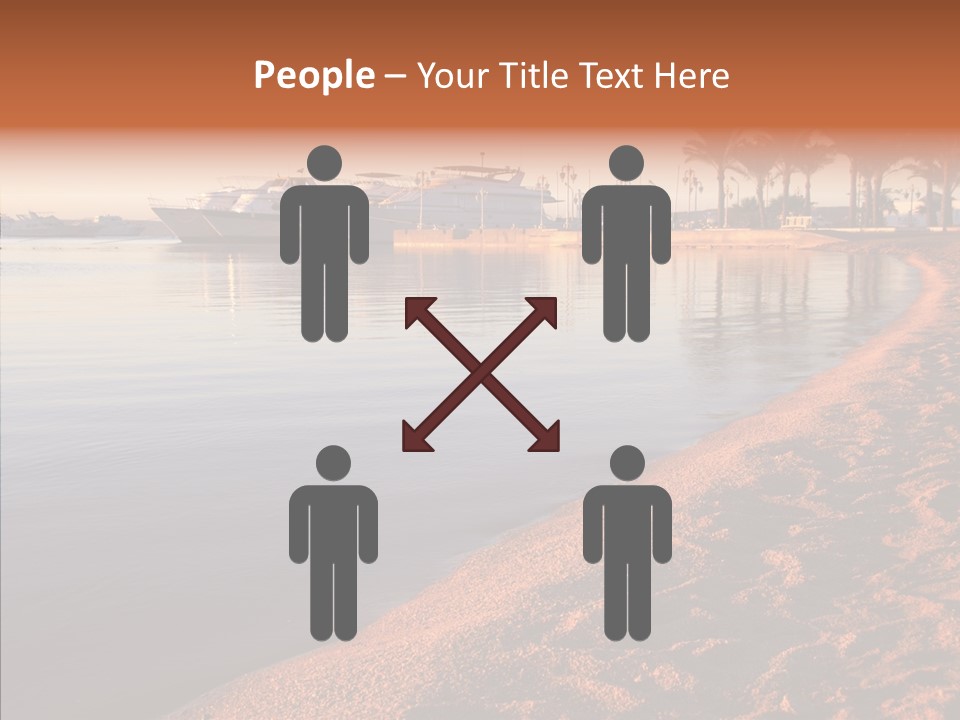 Tranquil Pier Seascape PowerPoint Template