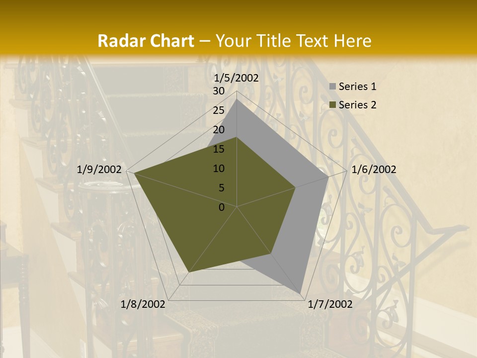 Home Staircase Decorative PowerPoint Template