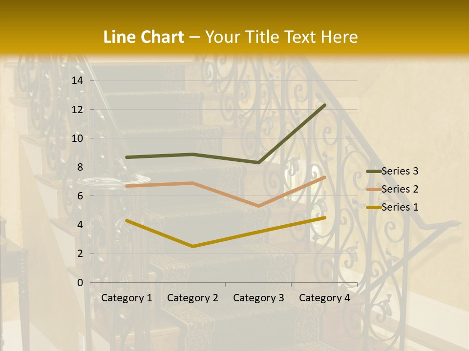 Home Staircase Decorative PowerPoint Template
