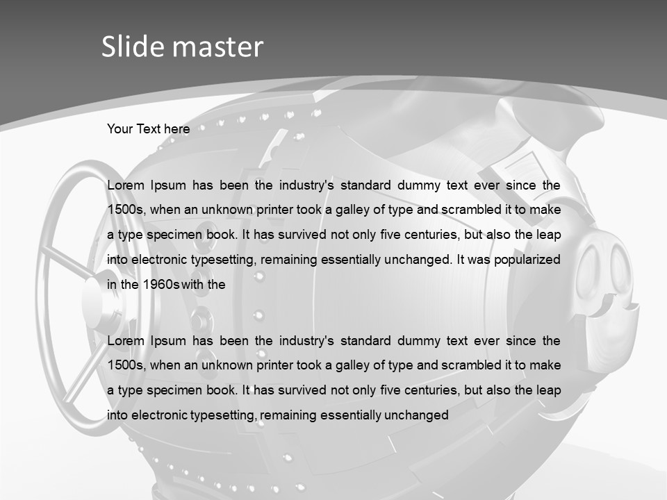 Finance Money Toy PowerPoint Template