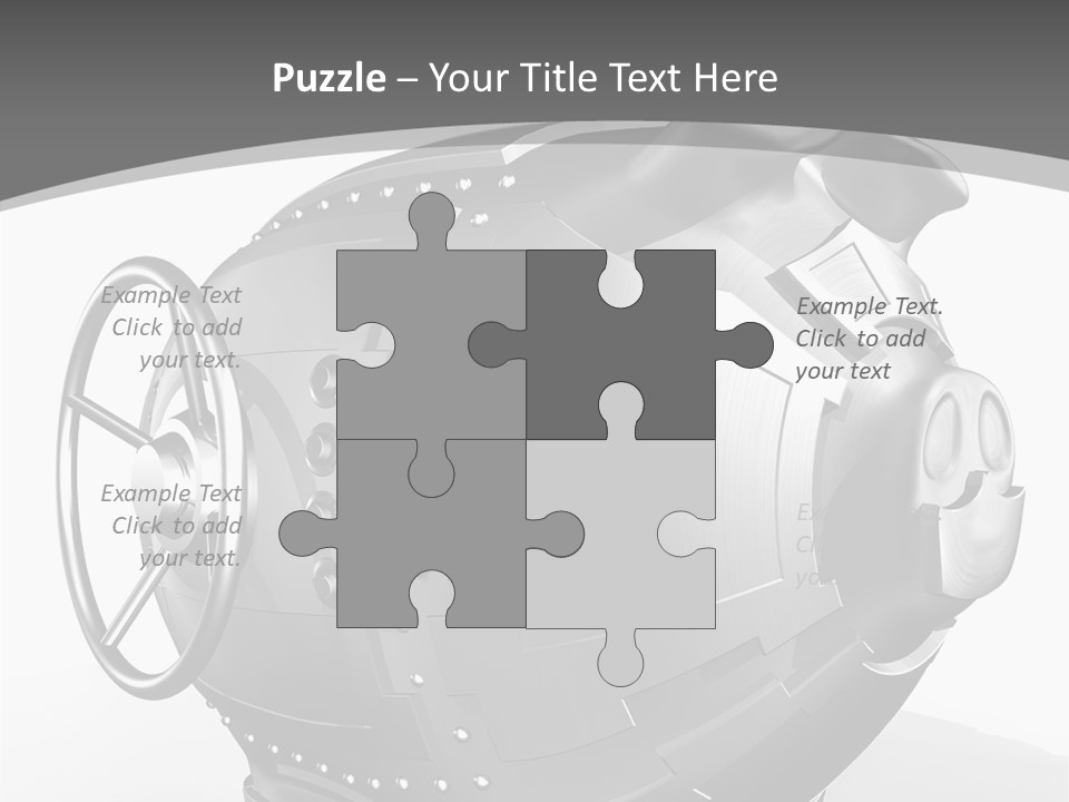 Finance Money Toy PowerPoint Template