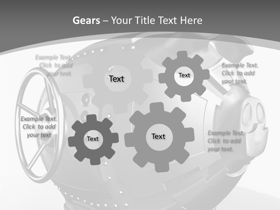 Finance Money Toy PowerPoint Template