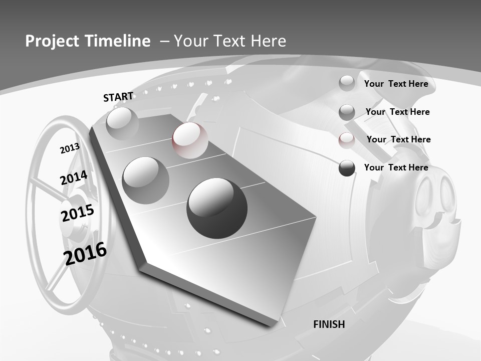 Finance Money Toy PowerPoint Template