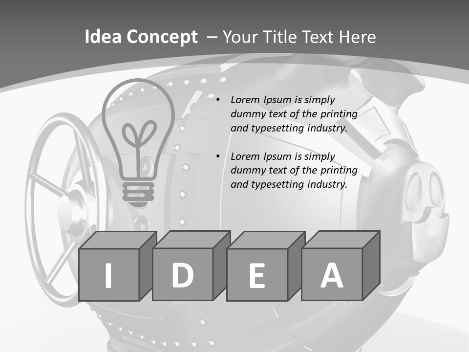 Finance Money Toy PowerPoint Template