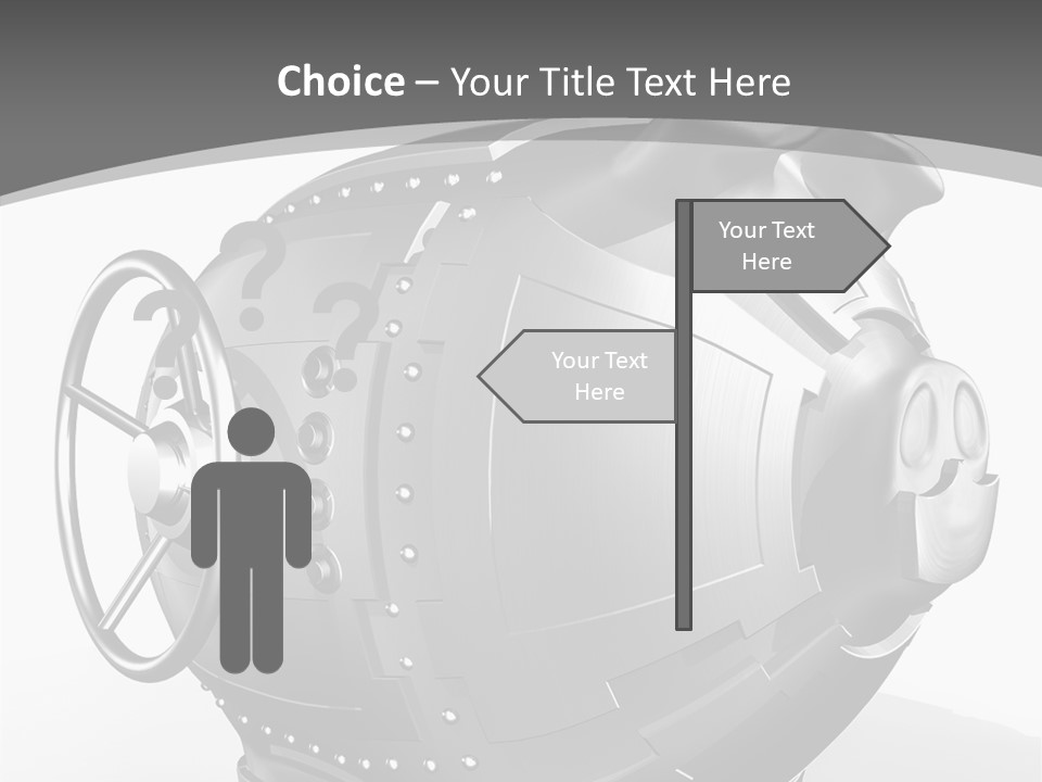 Finance Money Toy PowerPoint Template