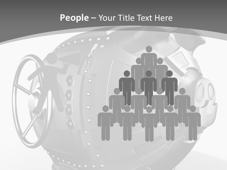 Finance Money Toy PowerPoint Template