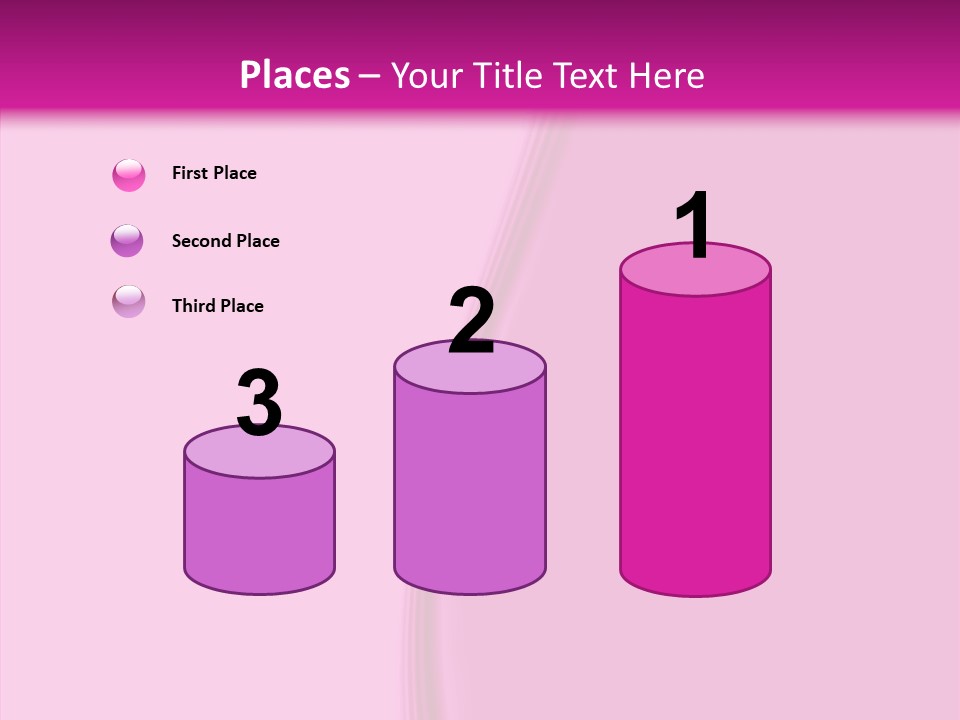 Satin Pink Crease PowerPoint Template