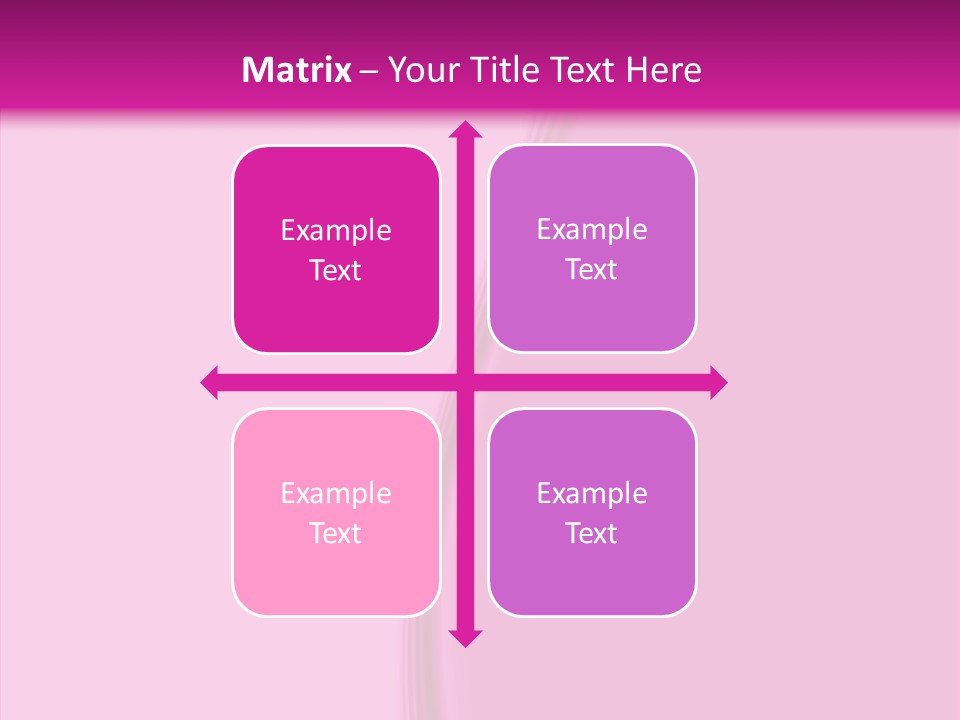 Satin Pink Crease PowerPoint Template