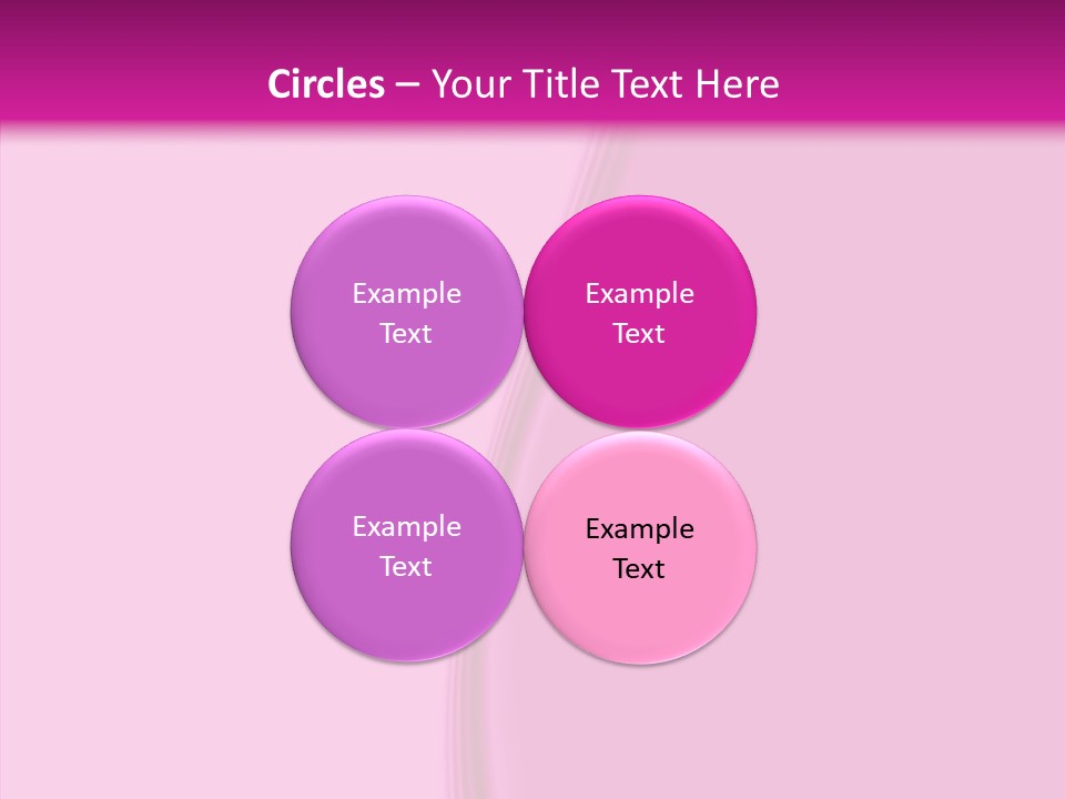 Satin Pink Crease PowerPoint Template