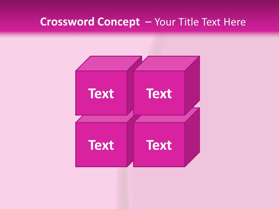 Satin Pink Crease PowerPoint Template
