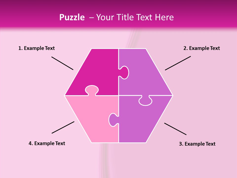 Satin Pink Crease PowerPoint Template