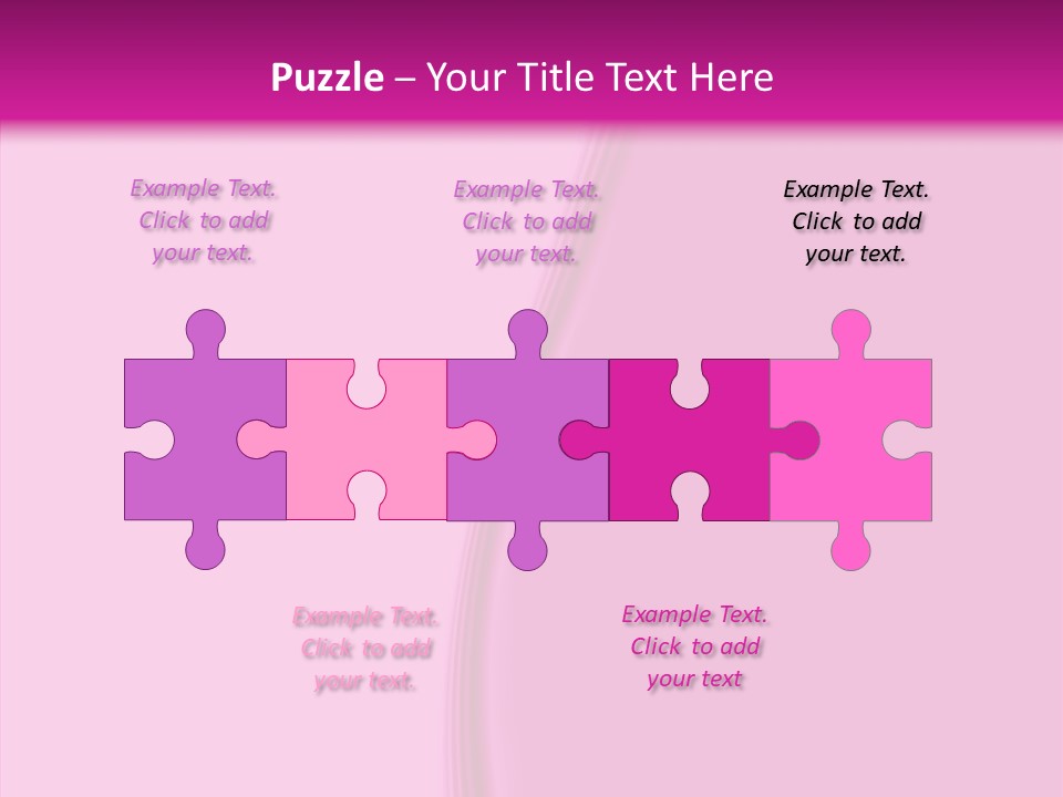 Satin Pink Crease PowerPoint Template