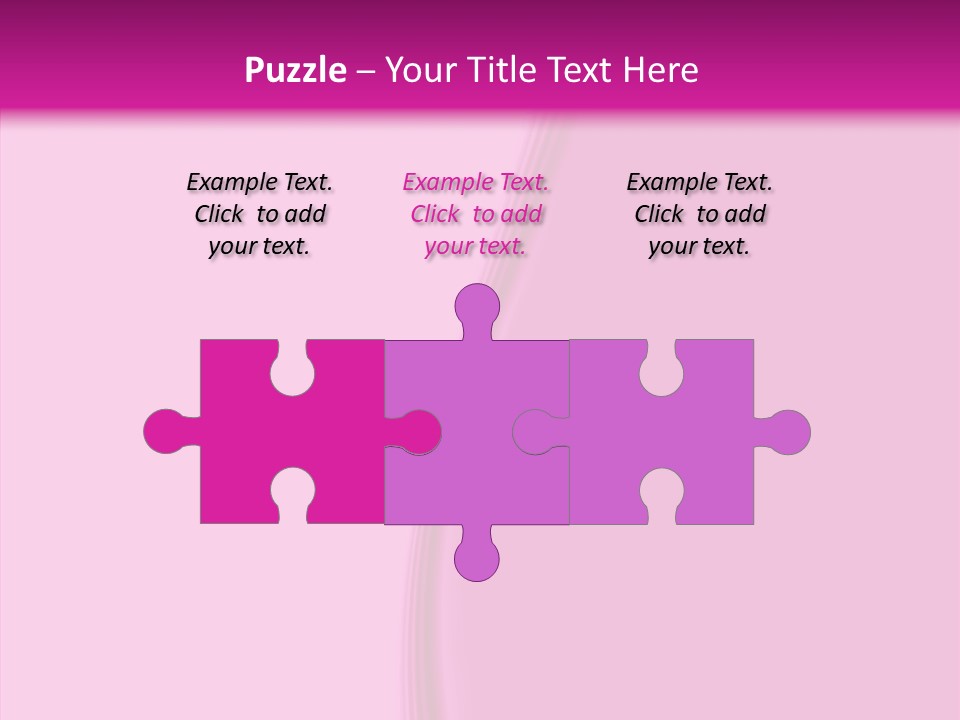 Satin Pink Crease PowerPoint Template