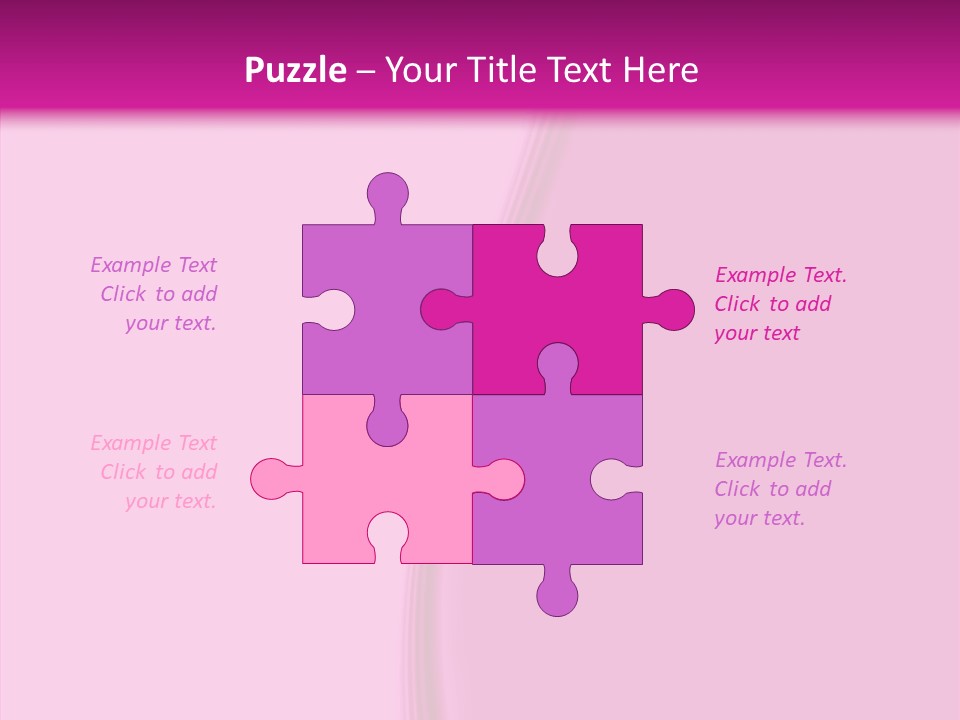 Satin Pink Crease PowerPoint Template