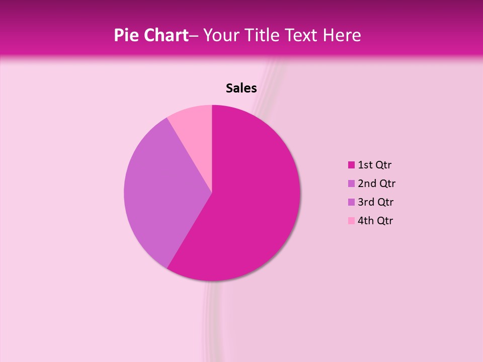 Satin Pink Crease PowerPoint Template