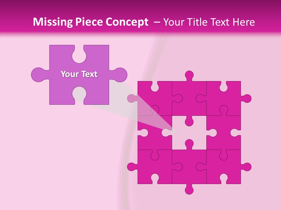 Satin Pink Crease PowerPoint Template
