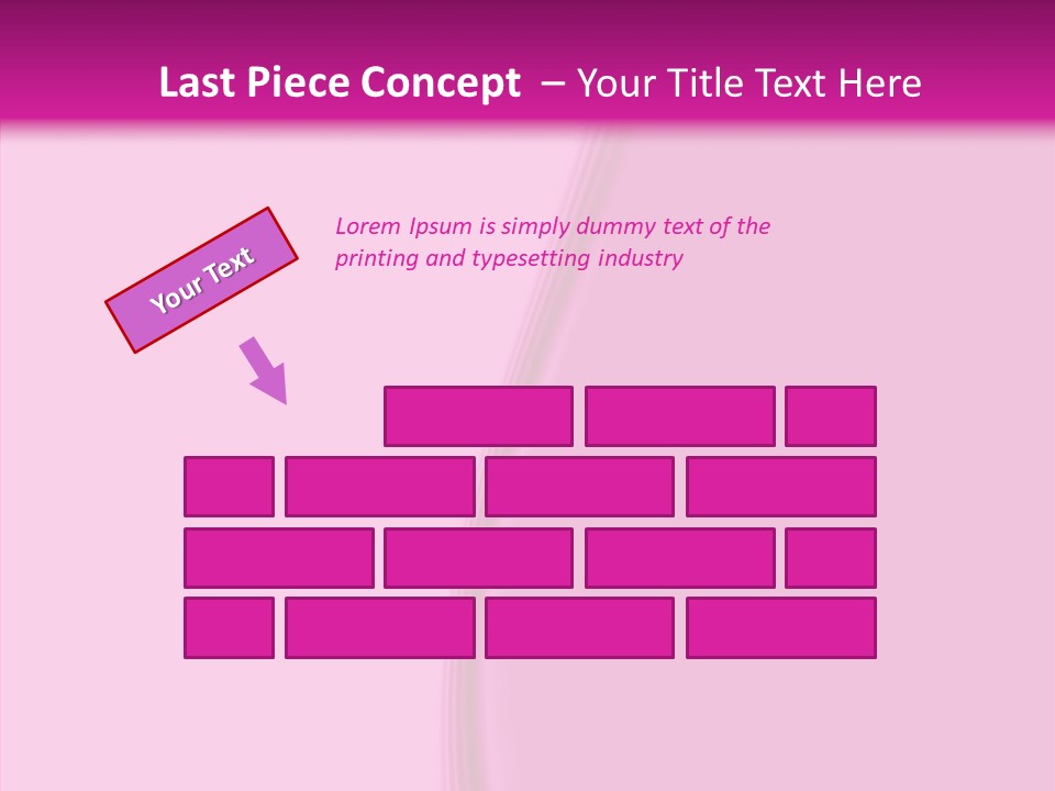 Satin Pink Crease PowerPoint Template