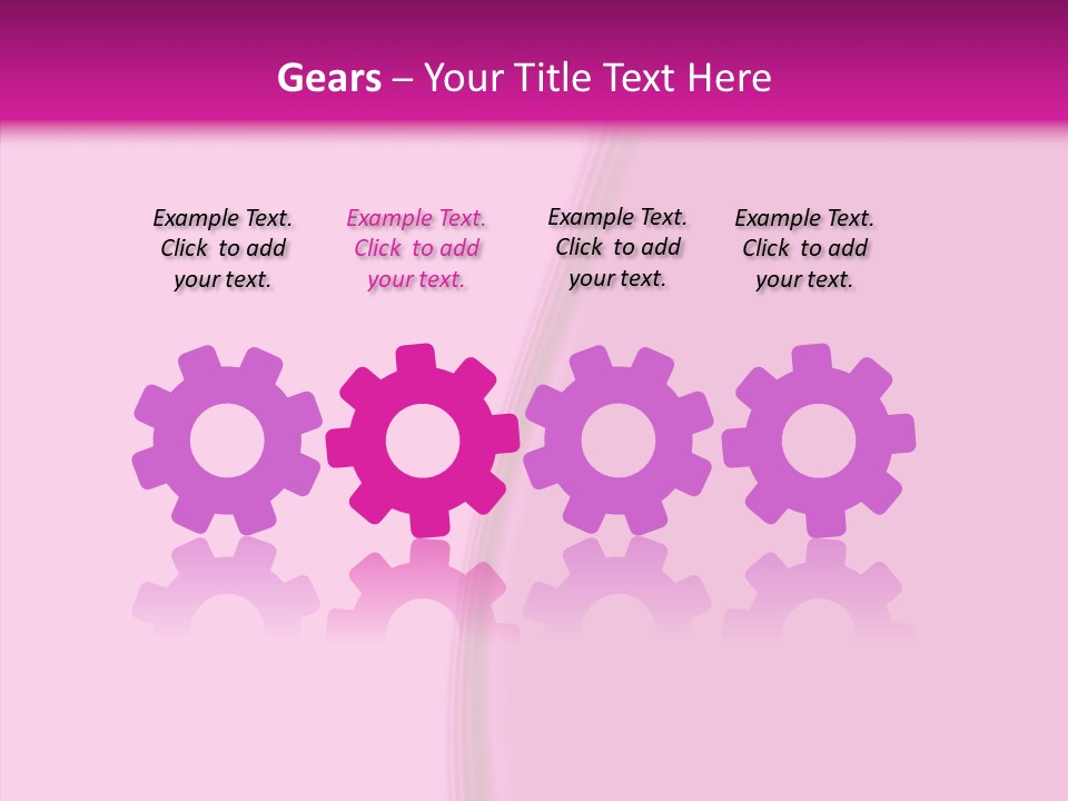 Satin Pink Crease PowerPoint Template