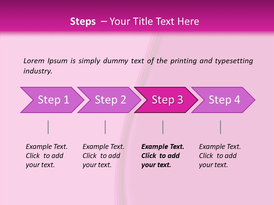 Satin Pink Crease PowerPoint Template