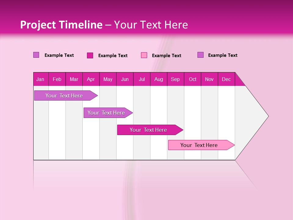 Satin Pink Crease PowerPoint Template