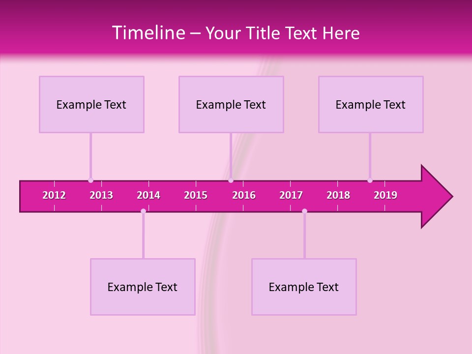 Satin Pink Crease PowerPoint Template