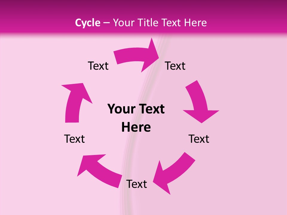 Satin Pink Crease PowerPoint Template