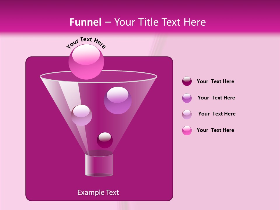 Satin Pink Crease PowerPoint Template