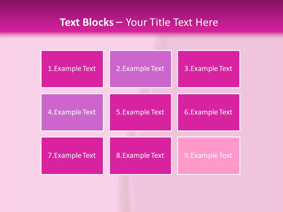 Satin Pink Crease PowerPoint Template