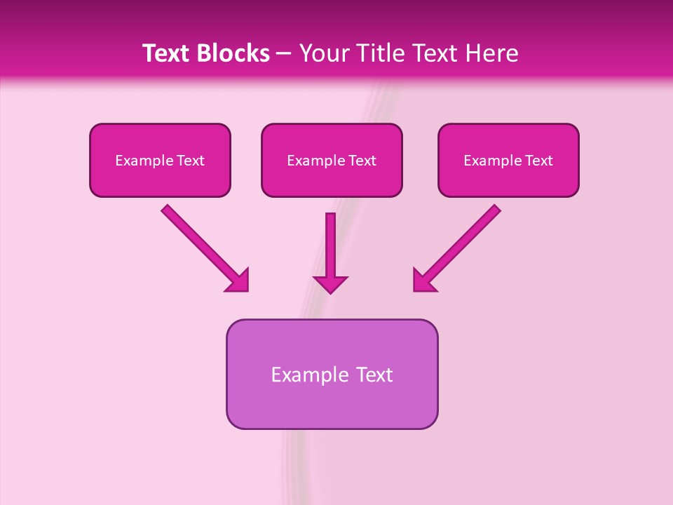 Satin Pink Crease PowerPoint Template
