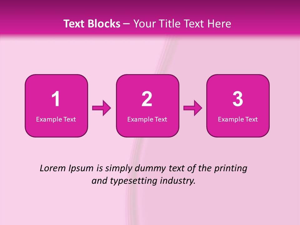 Satin Pink Crease PowerPoint Template