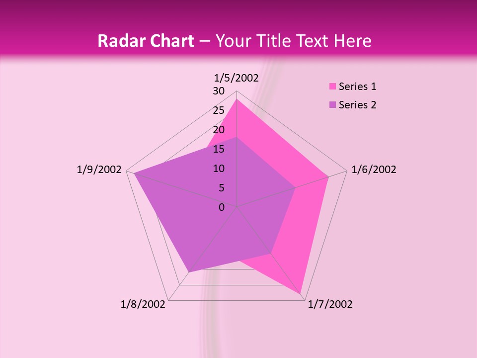 Satin Pink Crease PowerPoint Template