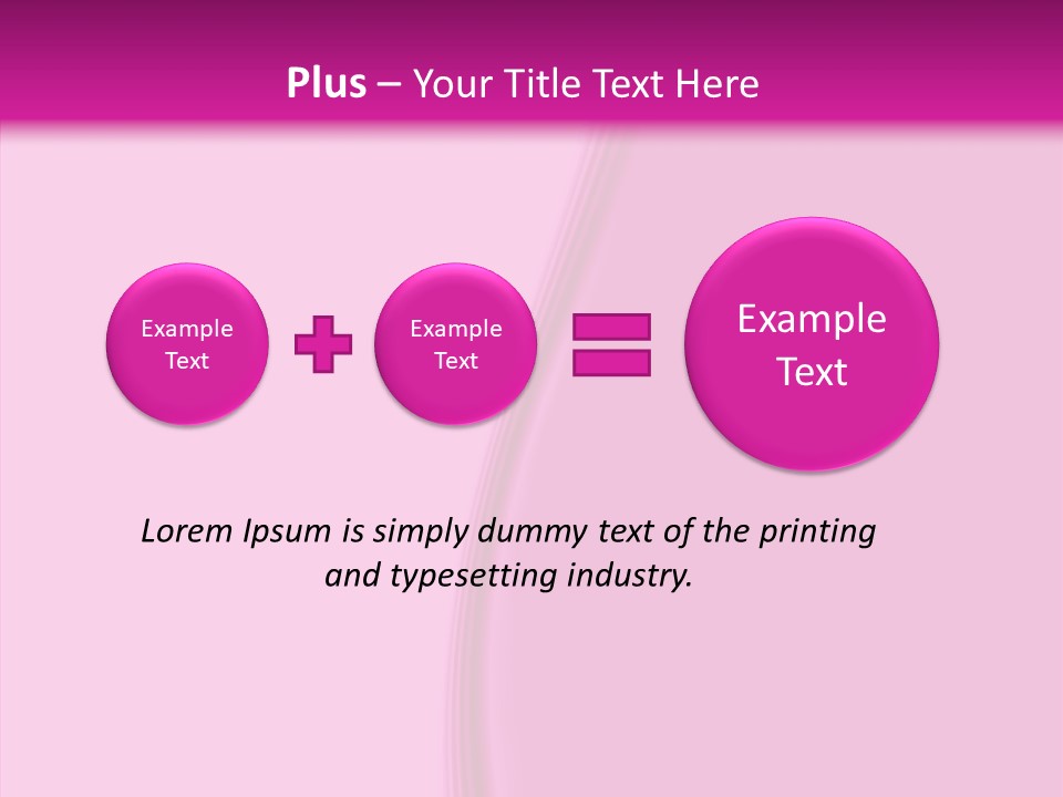 Satin Pink Crease PowerPoint Template