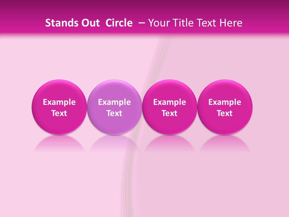 Satin Pink Crease PowerPoint Template