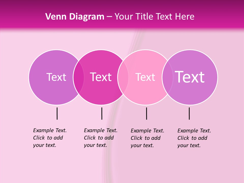 Satin Pink Crease PowerPoint Template