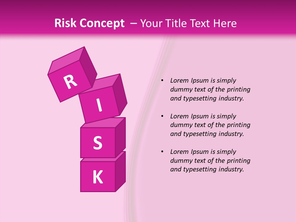 Satin Pink Crease PowerPoint Template