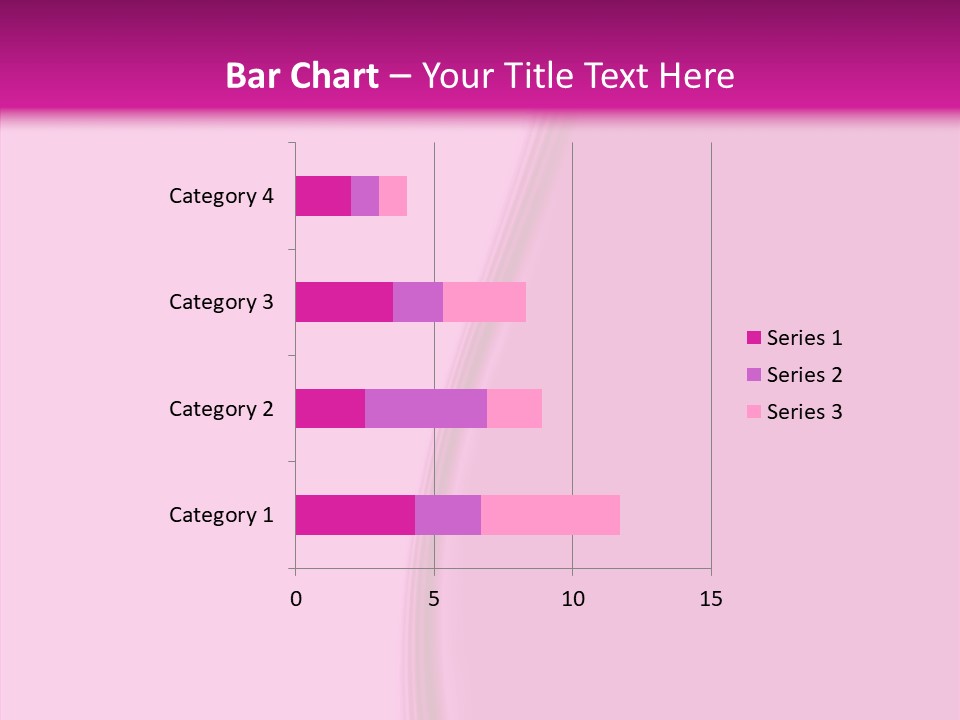 Satin Pink Crease PowerPoint Template