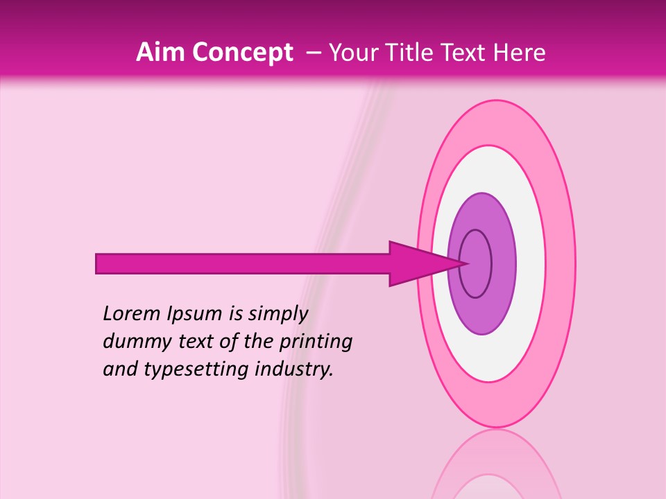 Satin Pink Crease PowerPoint Template