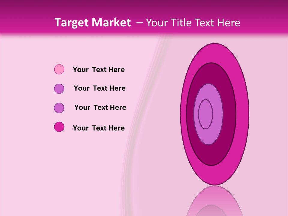 Satin Pink Crease PowerPoint Template